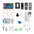 WHITE SURFACE 7 FHD KIT PLUS v.4297 Комплект видеодомофона  - ВИДЕОДОМОФОНЫ И КОМПЛЕКТУЮЩИЕ