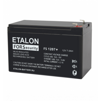 ETALON FS 1207+ -АККУМУЛЯТОР - ВИДЕОДОМОФОНЫ И КОМПЛЕКТУЮЩИЕ