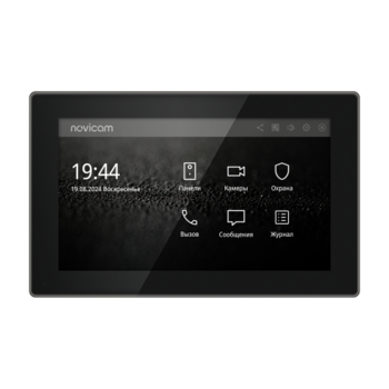 ACE 10 IP BLACK Novicam IP-видеодомофон с сенсорным 10.1" дисплеем v: 4552 - ВИДЕОДОМОФОНЫ И КОМПЛЕКТУЮЩИЕ
