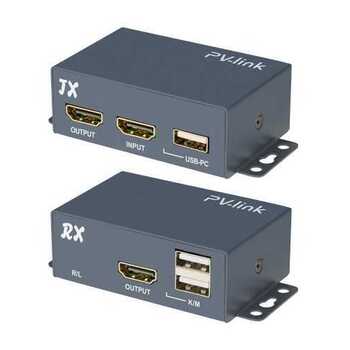 PV-KVM01HU - KVM удлинитель HDMI, USB сигналов Версия: 2106 - ВИДЕОДОМОФОНЫ И КОМПЛЕКТУЮЩИЕ